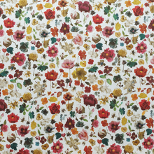 Load image into Gallery viewer, Liberty of London Floral Edit with forest green velvet lampshade