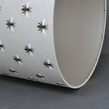 Load image into Gallery viewer, Linen-look bee fabric with champagne liner