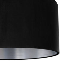 Load image into Gallery viewer, Jet black velvet with brushed silver liner