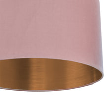 Load image into Gallery viewer, Blush pink velvet with brushed copper liner