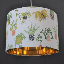 Load image into Gallery viewer, Botanical cactus cotton with mirror gold liner