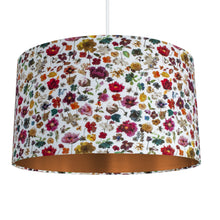 Load image into Gallery viewer, Liberty of London Floral Edit with brushed copper lampshade