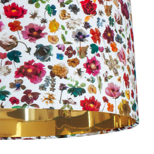 Liberty of London Floral Edit with mirror gold lampshade