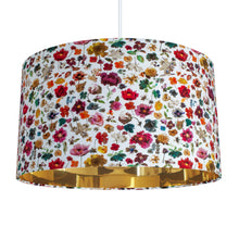 Load image into Gallery viewer, Liberty of London Floral Edit with mirror gold lampshade