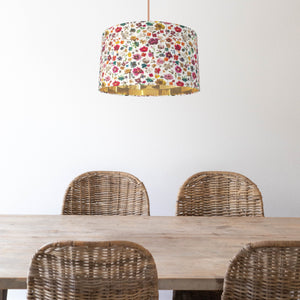 Liberty of London Floral Edit with mirror gold lampshade