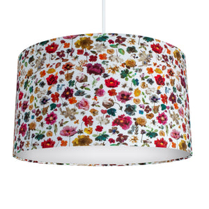 Liberty of London Floral Edit with opaque white liner lampshade