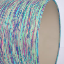 Load image into Gallery viewer, Liberty of London soft stripe with champagne metallic lampshade