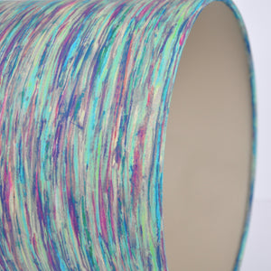 Liberty of London soft stripe with champagne metallic lampshade