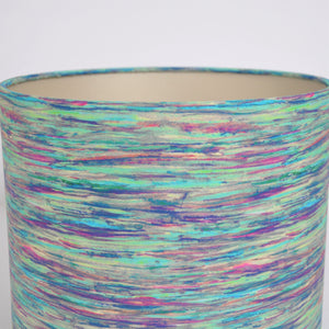 Liberty of London soft stripe with champagne metallic lampshade