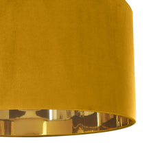 Load image into Gallery viewer, Mustard velvet with mirror gold liner