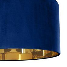 Load image into Gallery viewer, Royal blue velvet with mirror gold liner