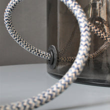 Load image into Gallery viewer, Recycled smokey glass table lamp base
