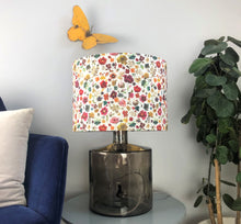 Load image into Gallery viewer, Recycled smokey glass table lamp base
