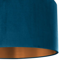 Load image into Gallery viewer, Teal velvet with brushed copper liner